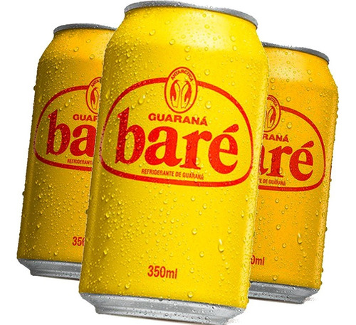 Refrigerante Baré Lata 350ml Amazónico 3 Und Urgente