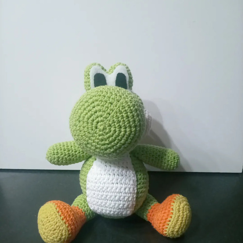 Muñeco Yoshi Al Crochet Amigorumi