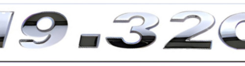 Kit 3 Emblema Adesivo Caminhão Constellation Vw 19-320 + 6x2