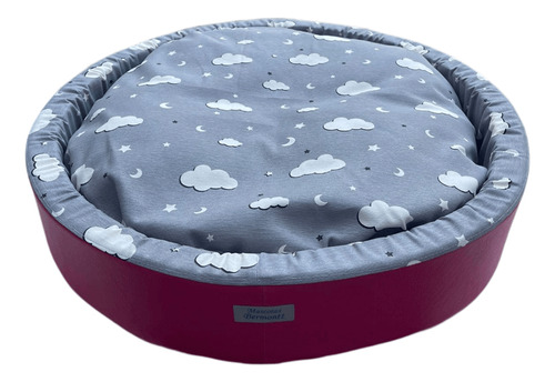 Mascotas Bermontt® Cama Redonda Fucsia L Para Mascotas