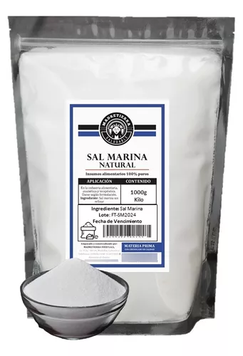 Sal Marina Natural Sin Refinar Orgánica - G A $718