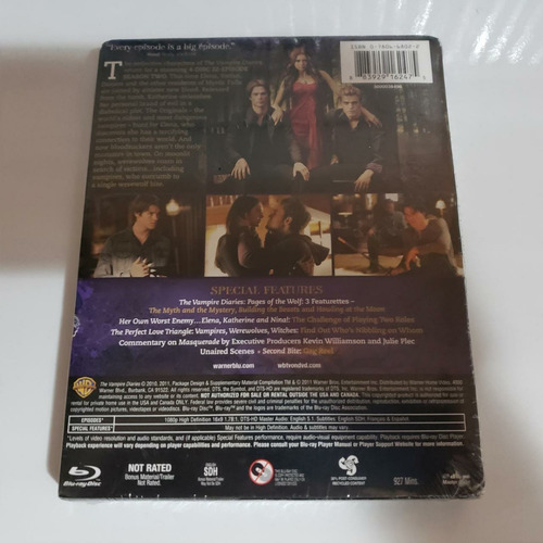 Blu-ray Diários De Um Vampiro 2 Temporada