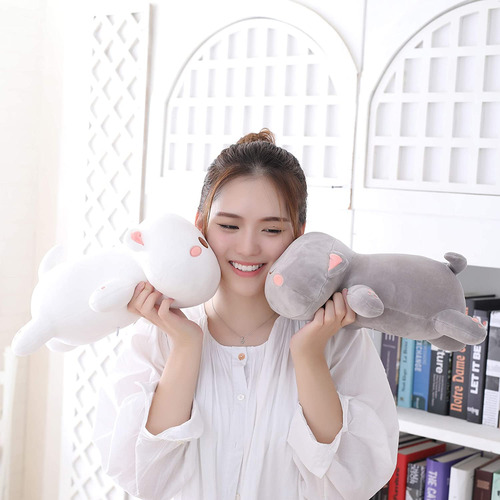 Almohada De Peluche Con Forma De Gato Para Niños Onsoyours