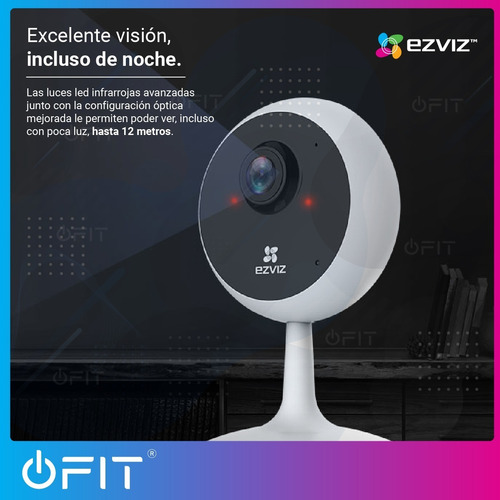 Imagen 7 de 10 de Camara Seguridad Ip Wifi Ezviz Hd Interior Vision Nocturna