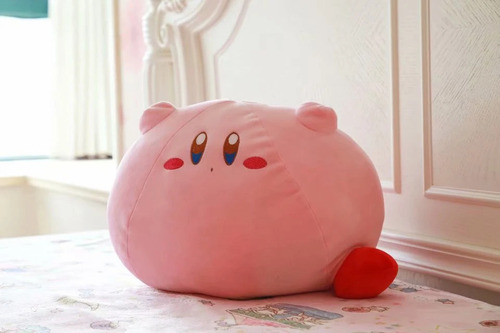 Q Linda Muñeca De Peluche De Dibujos Animados Kirby Pillow,