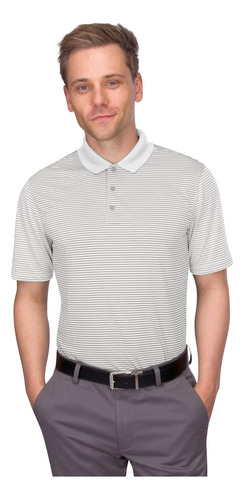 Camisa Tipo Polo Golf Dry Fit Manga Corta Raya Para Hombre