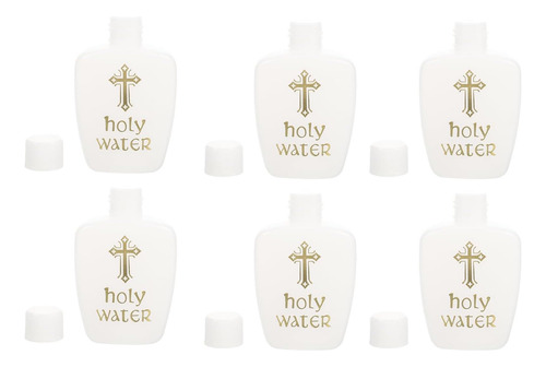 Magiclulu 6pcs Botella De Agua Bendita Pequeña 60ml Botella