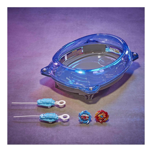 Imagen 2 de 4 de Beyblade Estadio Burst Surge Juego De Batalla 2 Lanzadores