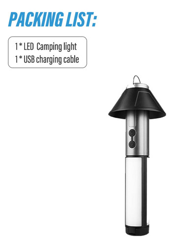 Linterna Led Multifunción Para Acampar Al Aire Libre, Luz De