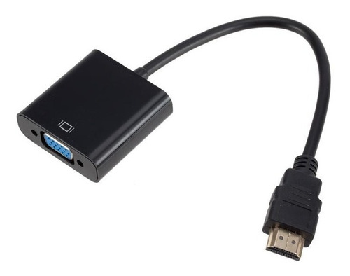 Adaptador Hdmi Macho A Vga Hembra Convertidor Video 1080p Pc