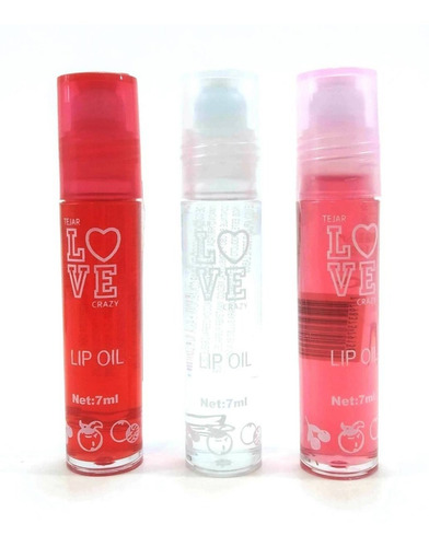 Brillo Labial Roll On Bolilla Love Aroma Sabor 3 X Unidades