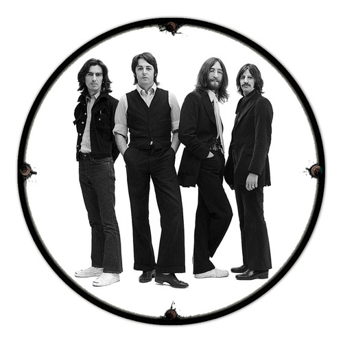 #891 - Cuadro Decorativo - The Beatles John Lennon Paul Rock