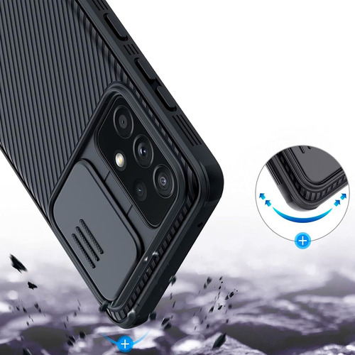 Case Nillkin Camshield Para Samsung A72 Funda Híbrida