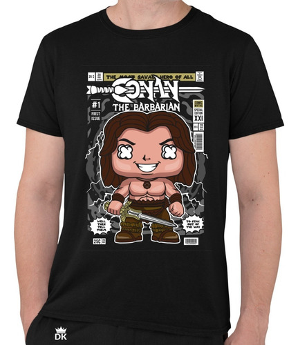 Polera Algodón Funko Pop Con Diseño De Conan The Barbarian