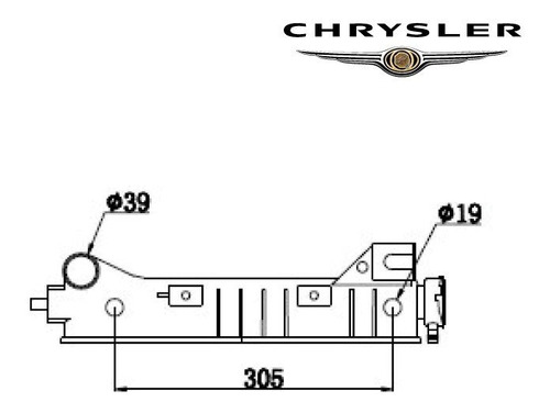 Tanque De Plastico Para Radiador Caravan/voyager Mod 96-98