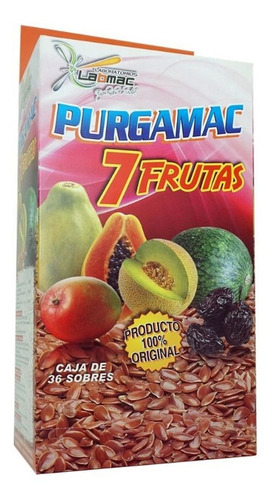 Purgamac 7 Frutas X 36 Sobres 20 G C/u