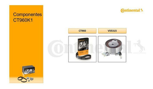 Kit De Distribuição Contitech Blazer/vectra - Ct960k1