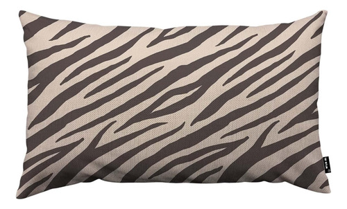 Tks Mitlan Brown Zebra Stripe Pillow Covers De 12x20 Pulgada