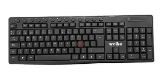 Combo Teclado + Mouse Inalámbrico En Español Ñ Receptor Usb