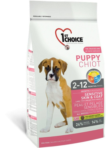 Imagen 1 de 2 de 1st Coice Alimento Perro Puppy Sensitive Skin & Coat Lam 14k