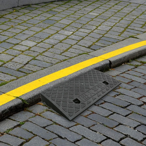 .. Rampa De Entrada Para Vehículos De Coche, Alto 8cm Negro