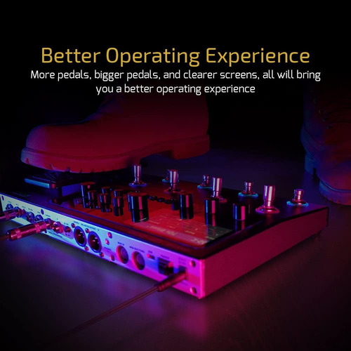 Pedal De Processador Valeton Multi Effects Com Expression Pe