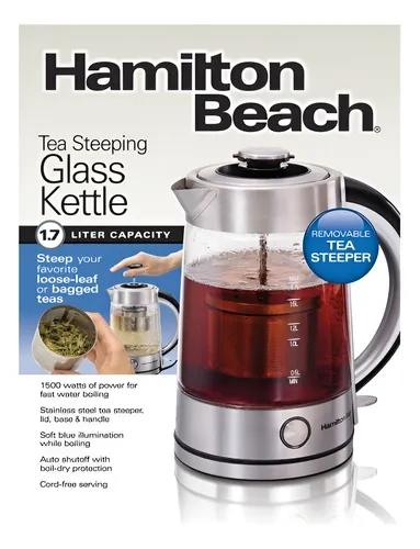 comprar Jarra Hervidor De Agua Infusor Eléctrica Hamilton Beach