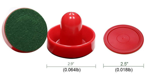 Imagen 2 de 7 de Nonbrand Air Hockey Pucks And Paddles Replacement Pucks
