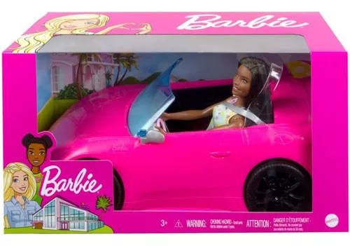 Carro Grande Boneca Barbie Loira Fiat Original Mattel Menina