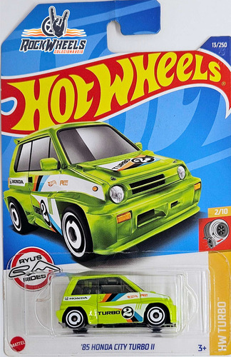 Hot Wheels 85 Honda City Turbo Ii Verde