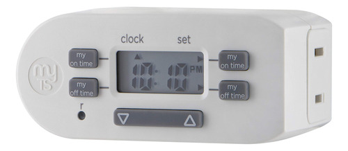 Temporizador Digital Enchufable Para Interiores De Mytouchsm