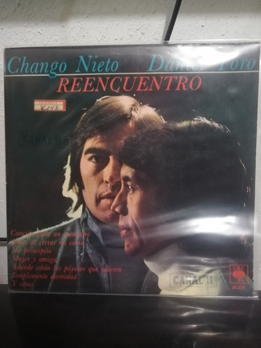 Disco De Vinilo Chango Nito Y Daniel Toro Reencuentro (167)