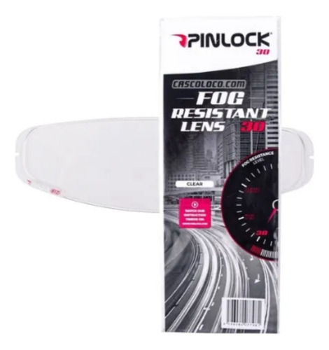 Pinlock Transparente Para Casco Hax Force
