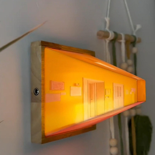Luz Nocturna De Pared 3d Lámpara De Ilusión Led 3d Lámpara D
