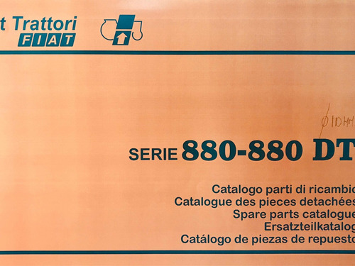 Manual De Repuestos Tractor Fiat 880 880dt