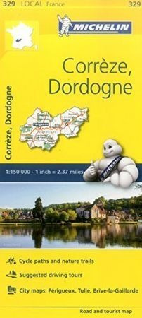 Mapa Local Correze Dordogne Francia 329 2016 - Aa.vv