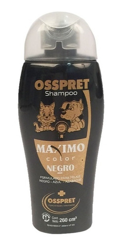 Osspret Shampoo Tonalizador Negro Para Perros Y Gatos