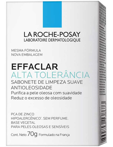 Effaclar Sabonete Alta Tolerância Antioleosidade 70g