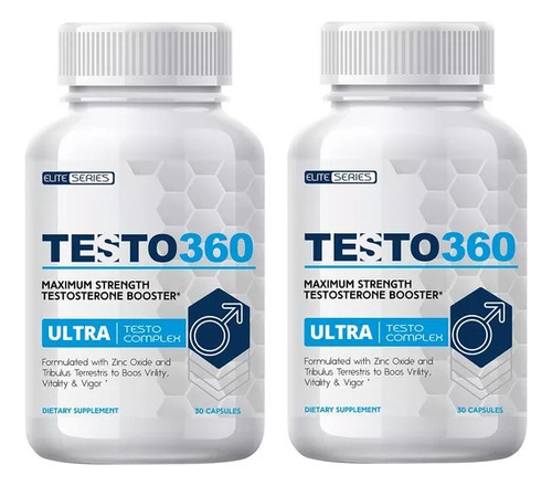 Suplemanto Alimenticio Testo360 Ultra Testoterona Sfn 2 Pack