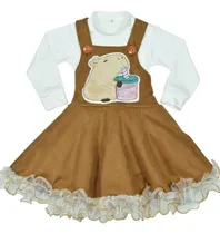 Comprar Vestido De Niña Capibara, Jumper Capibara, Dizfraz Capibara