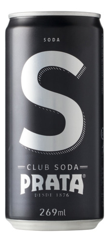 Refrigerante Soda Prata Club Soda Lata 269ml