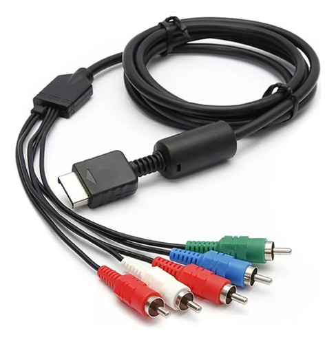 Cable Video Componente Para Ps2 Y Ps3 Largo 1.8 Metros