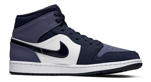 Zapatillas Jordan 1 Mid Obsidian Sanded Purple 554724-445