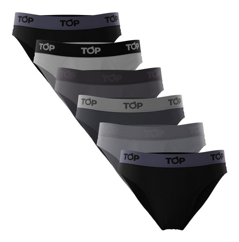 Pack 6 Slip Top