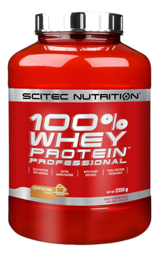 Proteina 100% Whey Profesional 78 Sv Capuccino Scitec