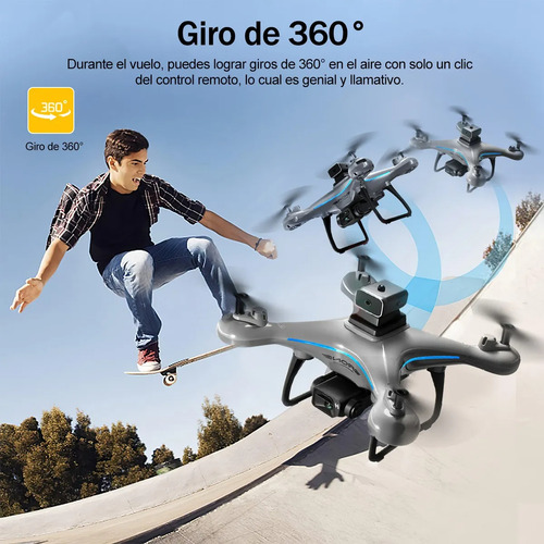 Mini Dron Professional Kistorm Conentool Remote Control Complete Cone Hd Camaras 2 Batería Gris Color 5.8 Ghz KY102