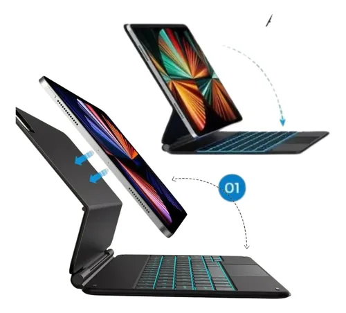Magic Keyboard Teclado iPad Air De 11 Polegadas Chip M2 | Frete grátis