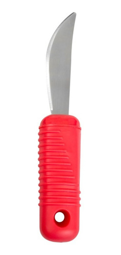 Cuchillo Redondeado Con Mango Grueso Línea Roja