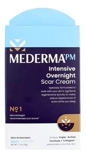 Mederma Pm Intensive Overnight Scar Cream Works With Skin Nighttime Regenerative Activity Once Nightly Application Clinically Shown To Make Scars Smaller Less Visible 1