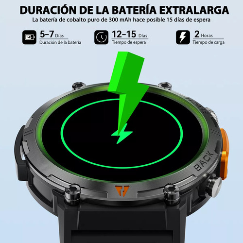 Lanterna Tática De Alça Dupla Smartwatch Eigiis Ke3